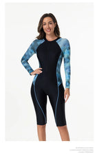 Women Swimsuit With Sleeve Female One-Piece Bathing Suit Summer Beachwear Swimming Costume Woman Full Swimwear Surfing Suit