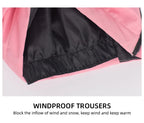 VECTOR Ski Pants Boys Girls Children Outdoor High-quality Windproof, Waterproof and Warm Snow Winter Ski Snowboard Pants Brand