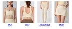 Women's Matching Activewear Set Sports Bra & High Waist Leggings 2-Piece Workout Outfit Gym Clothes for Yoga, Running & Fitness