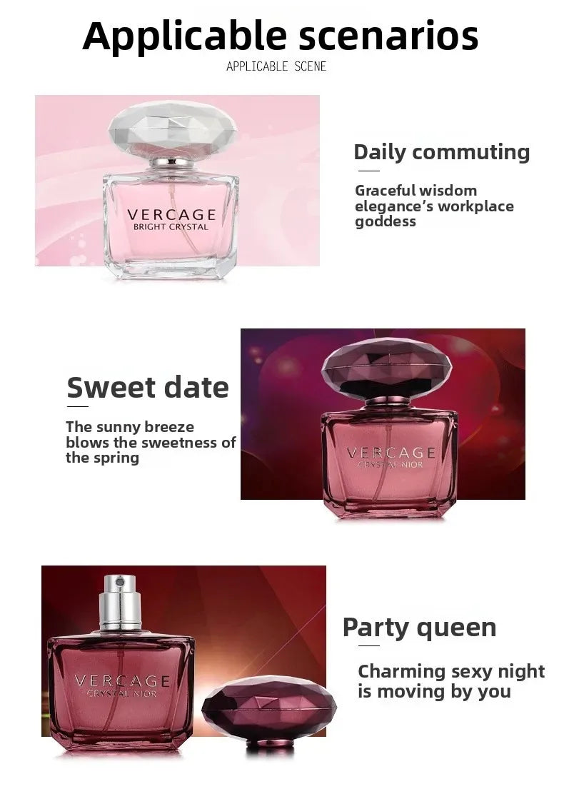 50ml Crystal Diamond Sweet Love Crystal Powder Diamond Black Crystal Lady Eau De Toilette Fragrance Spary Flower Woman Perfumes