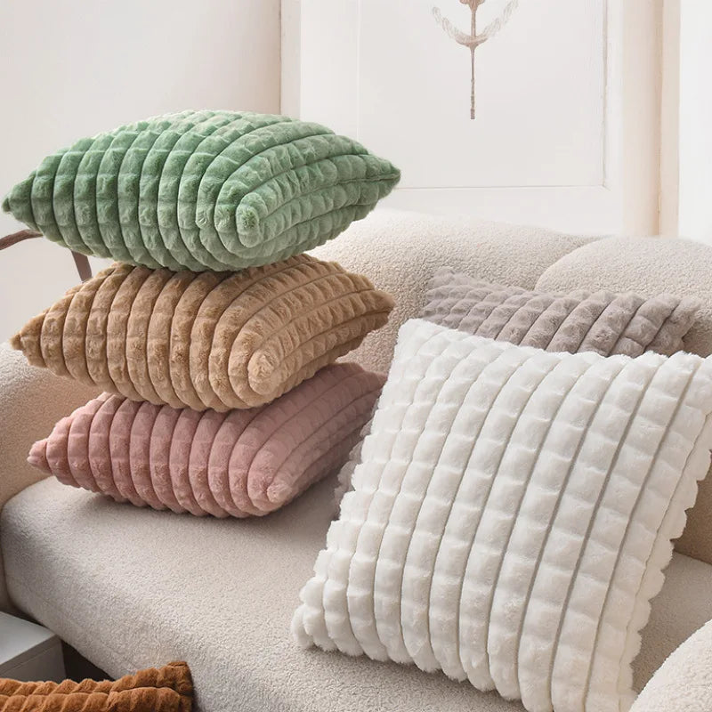 Faux Fur Pillow Case Cushion Covers 45x45cm Home Decorative Throw Cushion Cover Sofa Cushion Cover Winter Christmas Decoration Main image