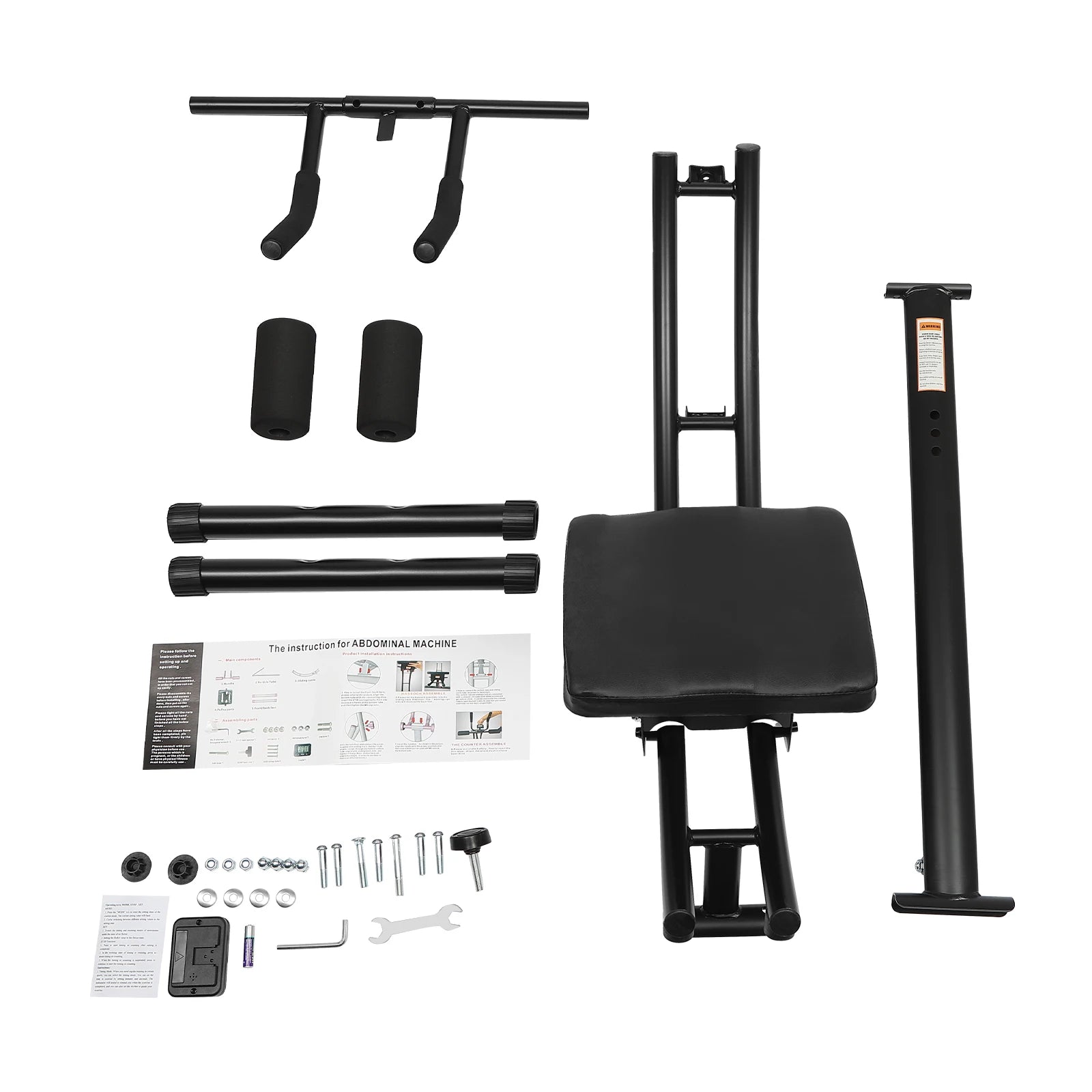 Abdominal Crunch Core Abdominal Workout Exercise Ab Trainer Machine Coaster Abdominal/Core Fitness for Home&Gym