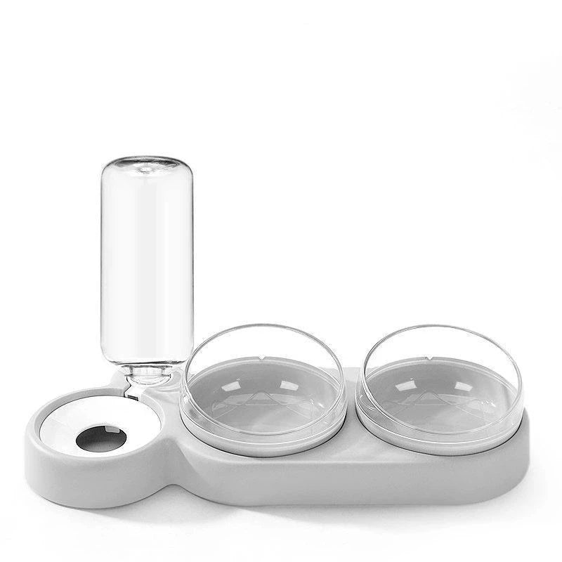 Pet Automatic Feeders 3 Bowl Pet Water Dispenser Feeders Large-diameter Dog Basin Cat Bowls Pet Automatic Feeders Wholesale
