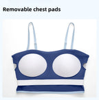 Women's Yoga Sports Bras Padded Gym Top Beauty Back Workout Crop Top Adjustable Shoulder Strap Fitness Bra Tight Yoga Wear