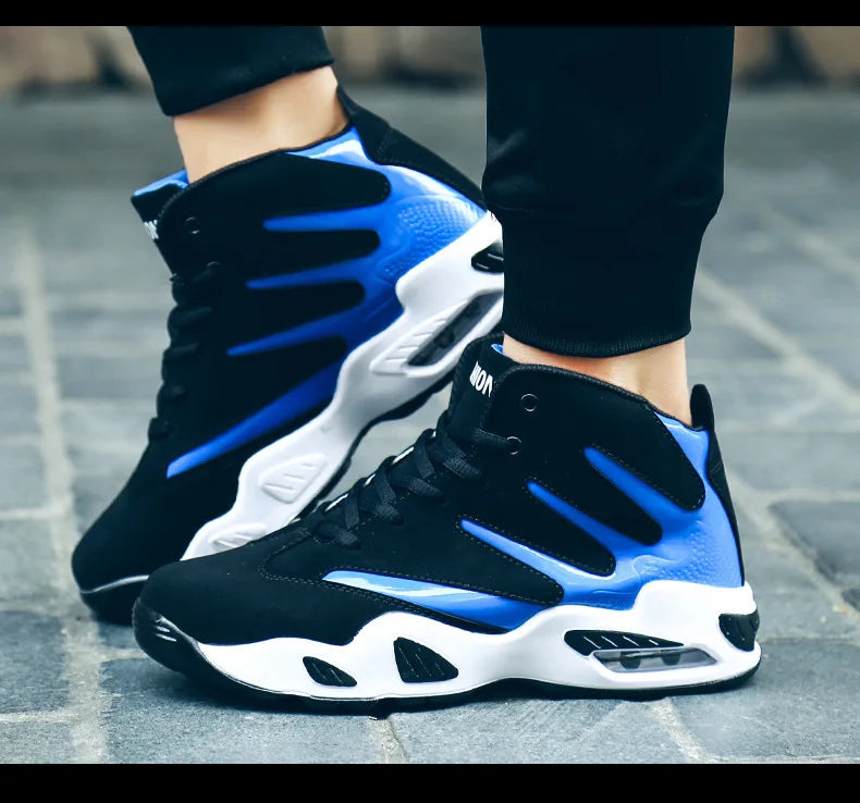 High Top Men Sneakers Fashion Breathable Running Shoes for Men Versatile Basketball Shoes Designer Men Sport Shoes Tenis Hombres