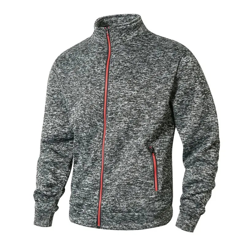 Animal Game Outdoor Men's Casual Sweatshirts Zipper Cardigan Work Jackets Sport Turtleneck Coats Oversize Warm Cycling Jerseys