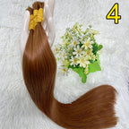 Ombre Straight Bulk Braiding Hair 100% Brazilian Virgin Remy Human Hair Extensions 613 Blonde Color Natural Hair Piece
