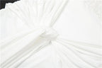 Sisterlinda Sexy Strapless Dress Woman Sequins Patchwork Backless Knot Ribbon Wrap Hip Midnight Prom Party Elegant Long Bodycon