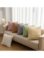 Faux Fur Pillow Case Cushion Covers 45x45cm Home Decorative Throw Cushion Cover Sofa Cushion Cover Winter Christmas Decoration
