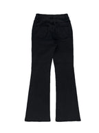 Men Jeans Boot Cut Solid Jean Wide Leg Denim Pant Distressed Washed Full Ankle Length Pockets Zipper Fly High Waist Basics