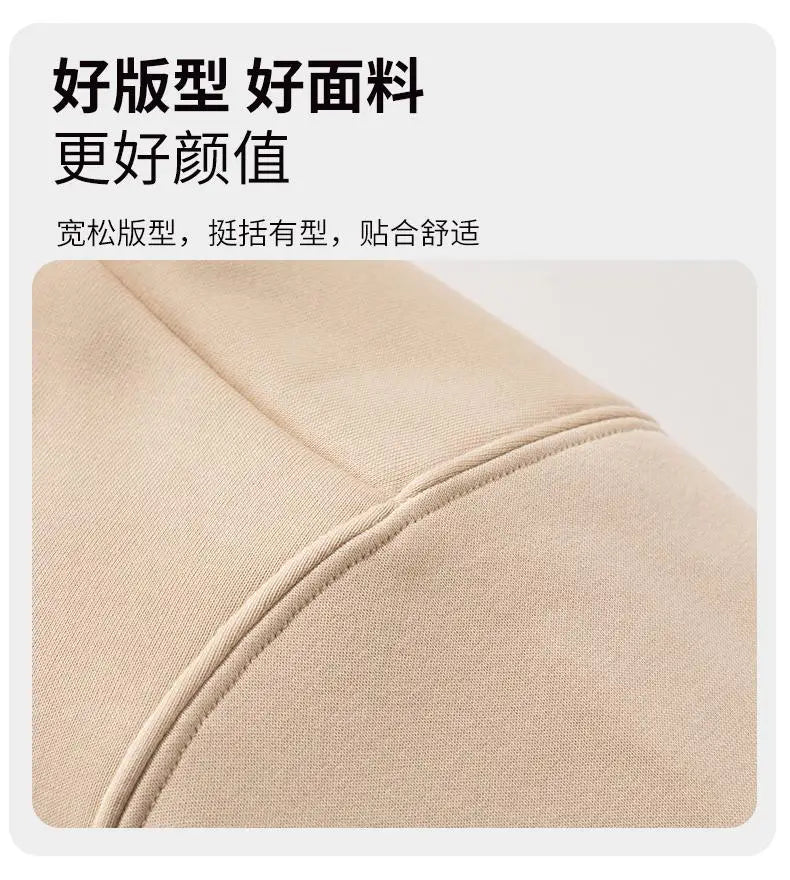 Customizable Thick Sweatshirt for Man Women Plain Hoodie Sweater Autumn Winter Fleece Sweatshirts Logo Original Design