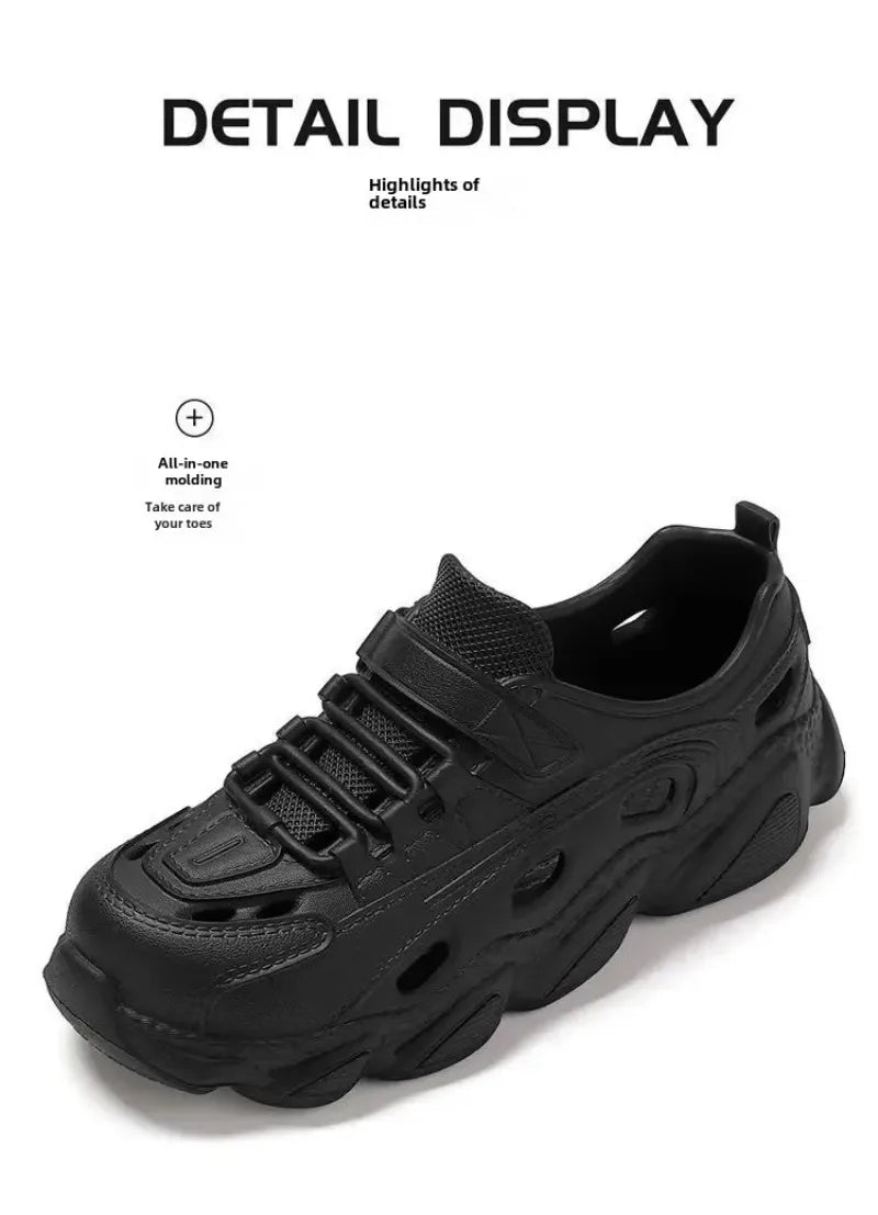 Outdoor Sports Slippers for Men and Women, Thick-Soled Eva Non-Slip Breathable Clogs, Fishing Beach Sandals for Men and Women