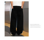 Spring/Summer Rhinestone Straight Leg Jeans Retro Loose Fit Slimming Pants Casual Korean Style Long Pants