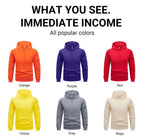 Usa Letters American Flag Stars And Stripes Hoodie Men Women Fleece Hoody Fleece Oversize Sweatshirt Autumn Pocket Clothes