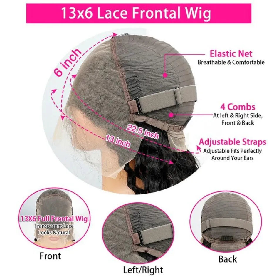 P1B30 Highlight Body Wave Human Hair Wigs 100%Human Hair Quality 13X6 Hd Lace Frontal Wigs 250 Density Brazilian Lace Front Wigs