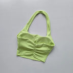 Backless Sports Bra – Athletic Yoga Crop Top