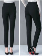 Thin & Thick Warm Winter Pencil Pants Womens Snow Plush Strench Lady OL SkinnyTrousers Femal Thichen Slim  Clothing Leggings