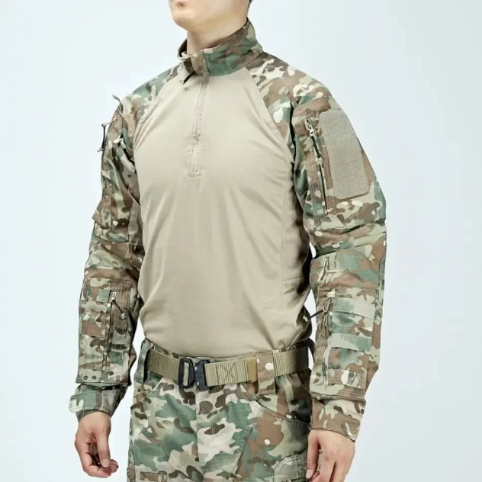 Outdoor Tactical Suit Men Airsoft Combat Shirts Paintball Uniform Hunting Assault Set Special Forces Shooting Top Cargo Pant Men