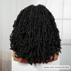 Thick Braided Wigs Synthetic Full Lace Knotless Box Braided Lace Wigs Lace Frontal Natural Braids Wigs for Black Women