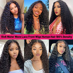 Rose Pink Small Curls Lace Front Wig 13x4 HD Deep Wave Frontal Wig for Women Synthetic Lace Frontal Wig Pre Plucked Daily