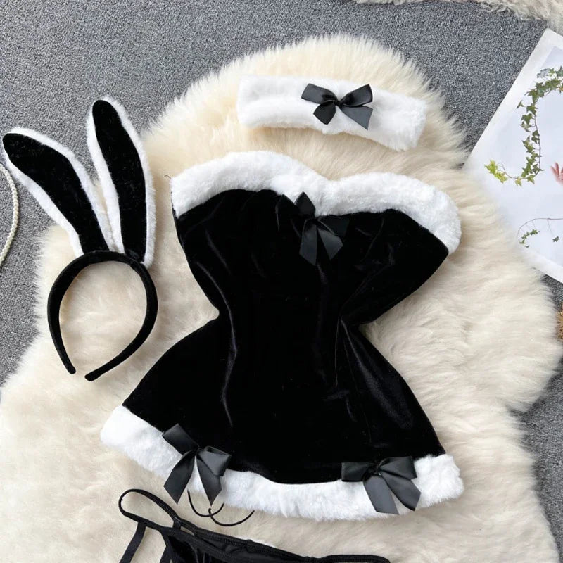 Women's Bras Women's Underwear Sets Sexy Lingerie Outfit Bra and Panty Set Woman Clothes Attractive Chest Suspenders Below Sex Secondary image