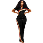Tracksuit Women Pants Set Two Piece Set Autumn Winter Zipper Jacket Tops Suits Jogging Vintage Patchwork Outfits Y2k Streetwear