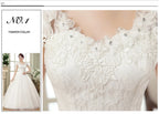 New Plus Size Wedding Dress Slimming Floor-length Back Strap Lace Flower Wedding Dresses for Women White Dress Vestidos De Novia
