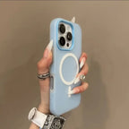 Luxury Candy Magsafe Wireless Charge Matte Phone Case For Samsung Galaxy S25 Plus S24 FE S23 S22 Ultra 5G Magnetic Bumper Cover