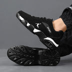 Men's Road Running Shoes, Lace-Up Closure, Suitable for All Seasons, Low-Top Trendy Versatile Hiking Shoes, Tennis Casual Walking Fitness Hiking Shoes - the Perfect Sports Shoe for Outdoor Adventures, Ideal for Sports Enthusi