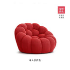 Italian Minimalist French Internet Celebrity Bubble Soccer Cream Styling Sofa Design