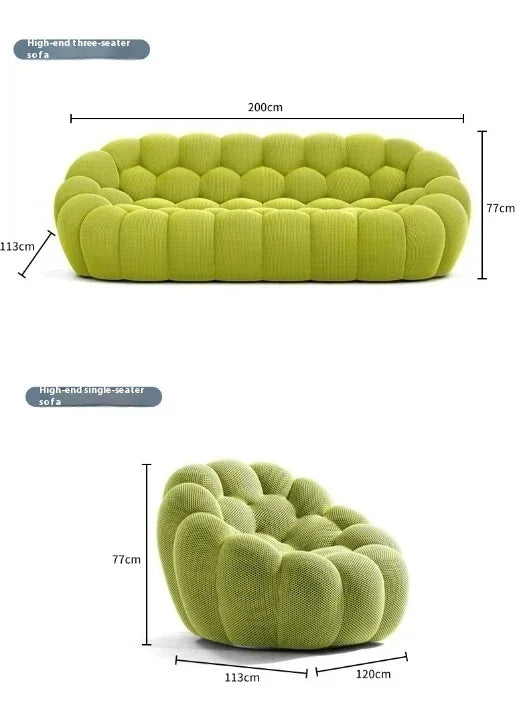 Sofa Cat Claw Fabric Cream Wind Bubble Sofa,sofa set living room furniture sofas for living room sectional sofa home furniture