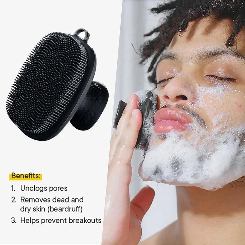Silicone Face Scrubber for Men and Women Facial Cleansing Brush Silicone Face Wash Brush Manual Cleansing Skin Care Face Brushes Main image