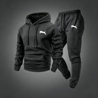 Hot Selling Men's Hooded Sweatshirt Pants Set Casual Tracksuit Streetwear Sportswear Fitness Jogger Outfit 2 Piece Warm Clothing