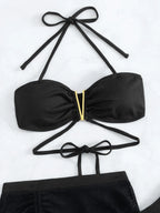 Brazilian Thong Bikini 2026 Women With Skirt Sexy Swimwear Female Padded Swimsuit Push Up Beachwear Bathing Suit Biquini Summer