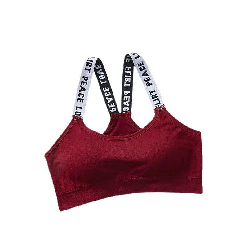 Push Up Sports Bra – Fitness Yoga Tank Top