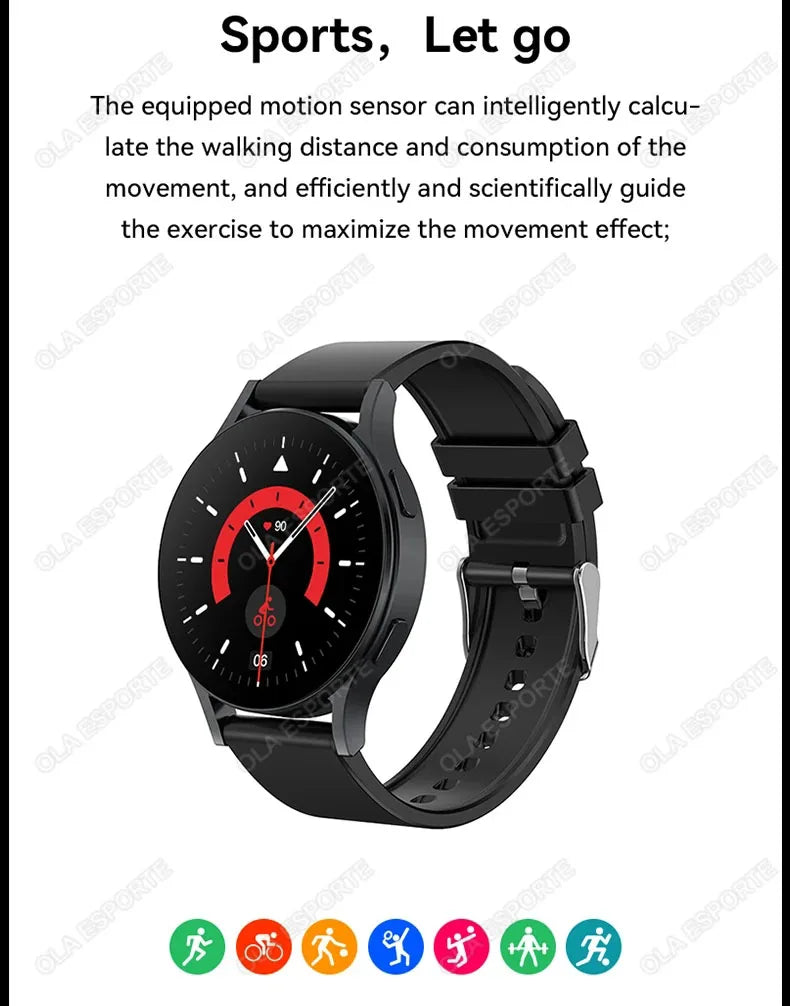 Xiaomi Women Bluetooth Call Smart Watch HeartRate Blood Pressure Monitoring Smartwatches Waterproof Men Smartwatch Android IOS