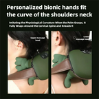 Bionic Finger Neck Shoulder Massager Wireless Neck Cervical Trapezius Kneading Massage Shawl Brushless Motor Neck masajeador