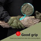 Camo Tactical Gloves Men Outdoor Hunting Hiking Climbing Sports Camping Combat Anti-skid Cycling Bike Full Finger Mittens Women