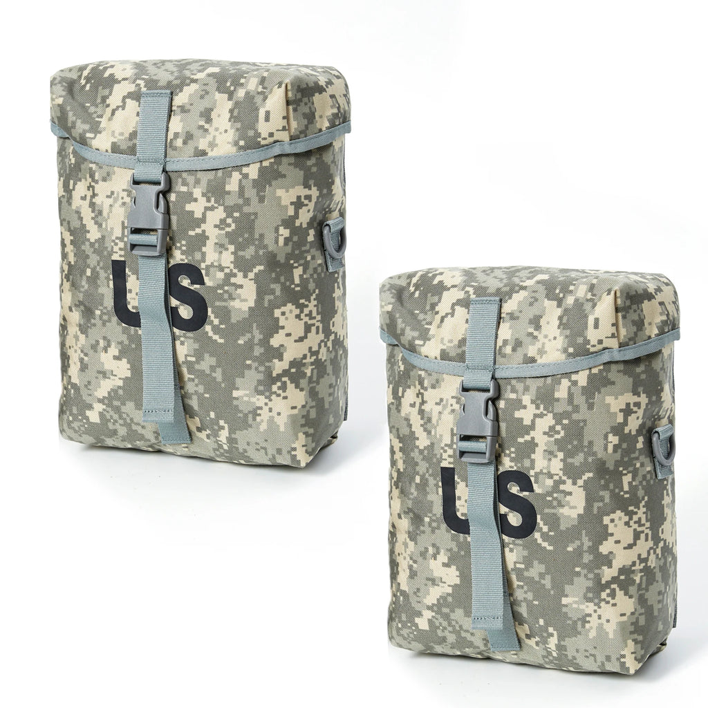 MT Military MOLLE Side Sustainment Accessory Pack 2Pcs Sustainment Supplies Pouch Army Utility Bags UPC / OCP