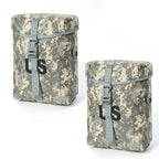MT Military MOLLE Side Sustainment Accessory Pack 2Pcs Sustainment Supplies Pouch Army Utility Bags UPC / OCP