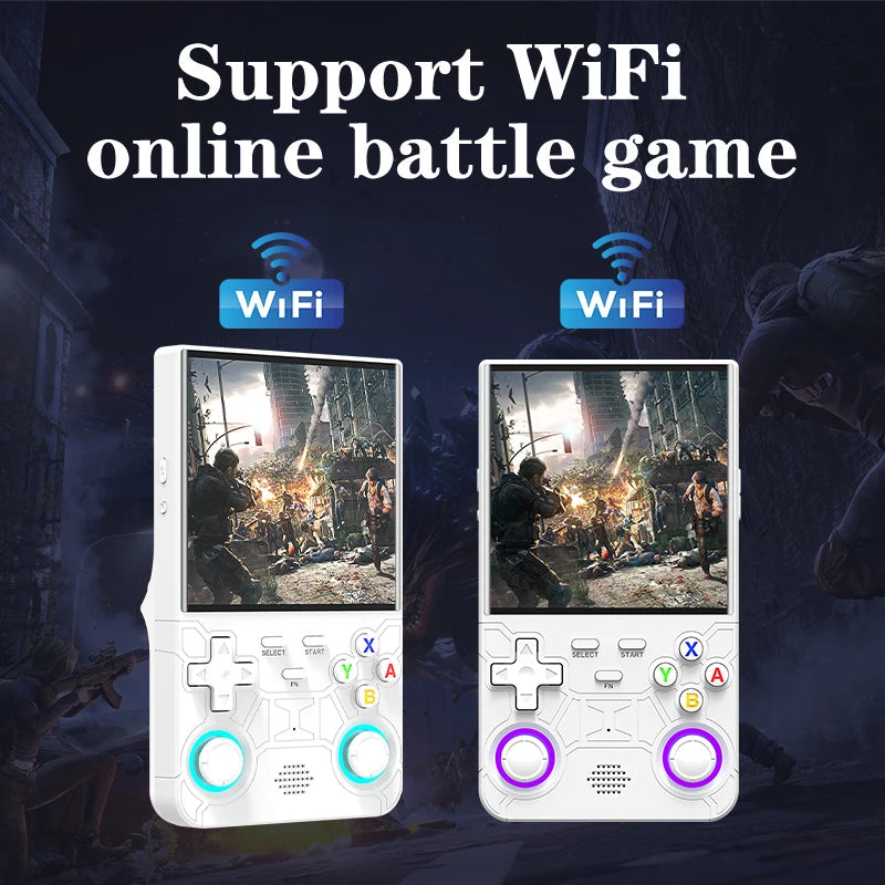 2026 R36 Ultra Open Source R36S Video Game Console Linux System 4.0 Inch IPS Screen  Portable Pocket Video Player 64G best Games