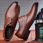 Customizable New Hot Selling Man Formal Black Leather Men Lace Up Oxfords Business Casual Shoes Tailor-made Suits MNX002069