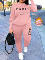 Womans Tracksuit Two Piece Set Hooded Sweatshirts+Sweatpants Suit Lady Casual Jogging Pullovers Fashion Sports Outfits Clothing