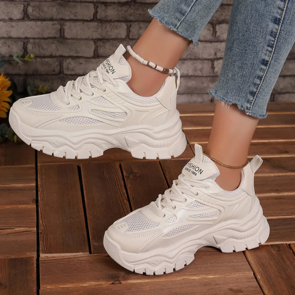 Women Sneakers 2026 New Fashion Chunky Sneakers Women Outdoor Tennis Platform Sports Shoes for Women Lightweight Designer Shoes