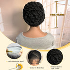 Short Full Lace Braiding Wig Synthetic Cornrow Knotless Box Braided Wigs Natural African Bantu Braids Wig for Black Women