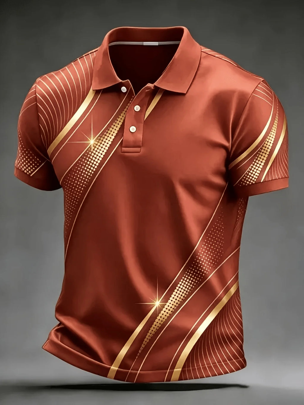 Men's 3D Print Golf Polo Shirt Short Sleeve Micro Elastic Polyester Outdoor Casual Summer Streetwear Daily Wear