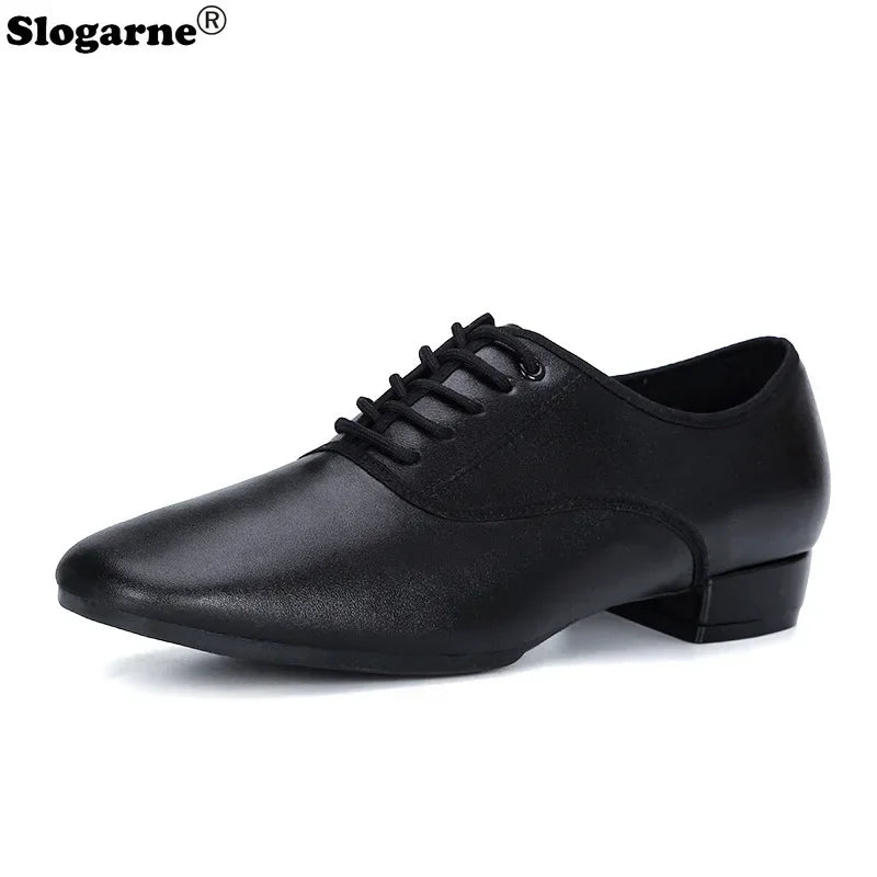 New Modern Dance Shoes Men Soft Suede Sole Latin Shoes Large Size Male Jazz Waltz Tango Ballroom Dance Shoes Man Dance Foot Wear Secondary image