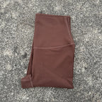 Solid Color Back Waist Pocket High Waist Yoga Legging Women Sport Cropped Pants Butter Athletic Gym Comprehensive Training Jog