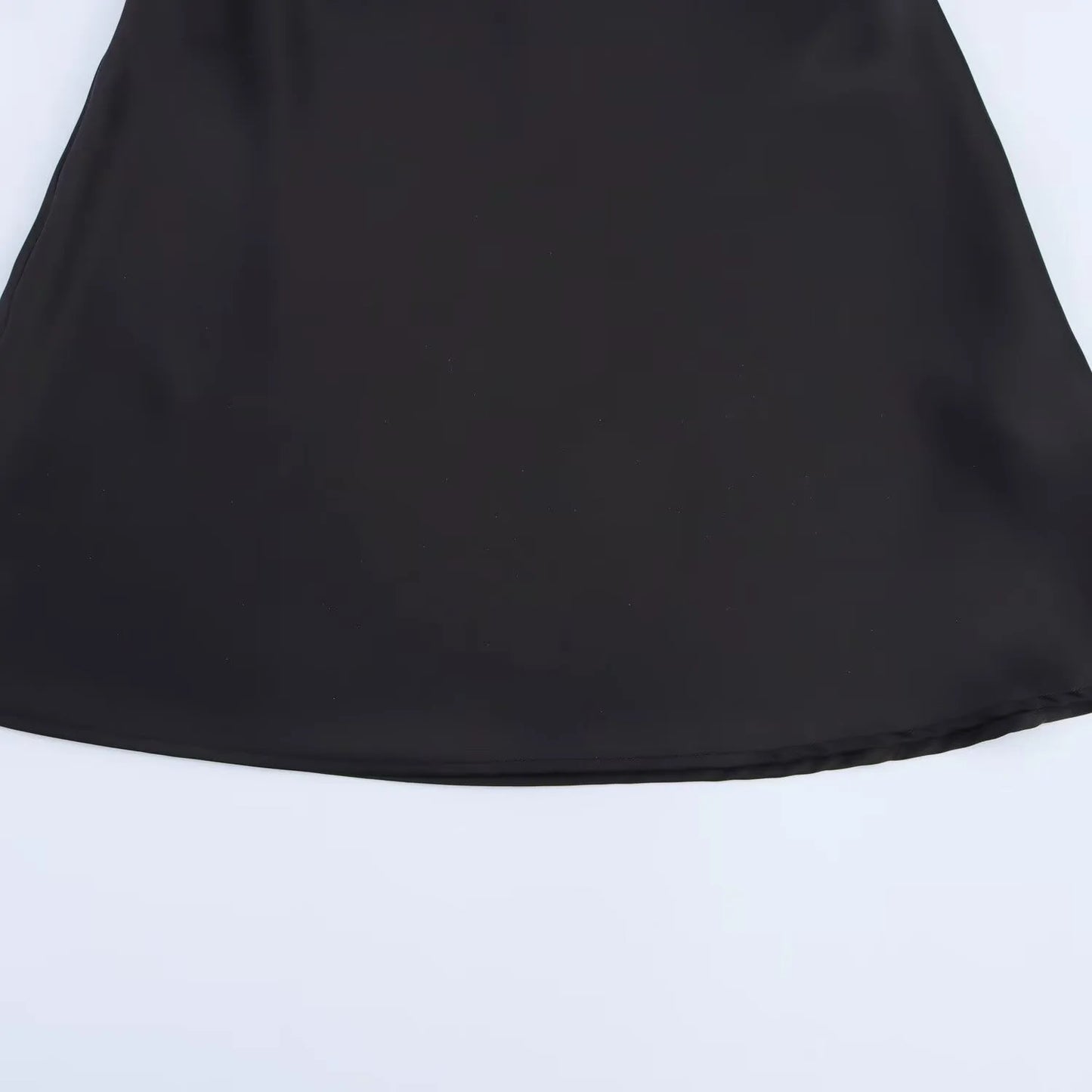 2026 Summer New Women's Clothing Simple Temperament Fashionable And Sexy Backless Silk Satin Texture Hanging Neck Dress