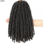 14 12 inch Butterfly Faux Locs Crochet Hair Braids Pre looped Distressed Goddess Butterfly Soft Locs Crochets Braids Cheveux Lok